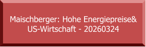 Maischberger: Hohe Energiepreise& US-Wirtschaft - 20260324
