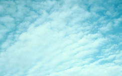 Ein schöner Wolkenhimmel