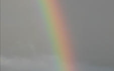 Regenbogen über der Mosel